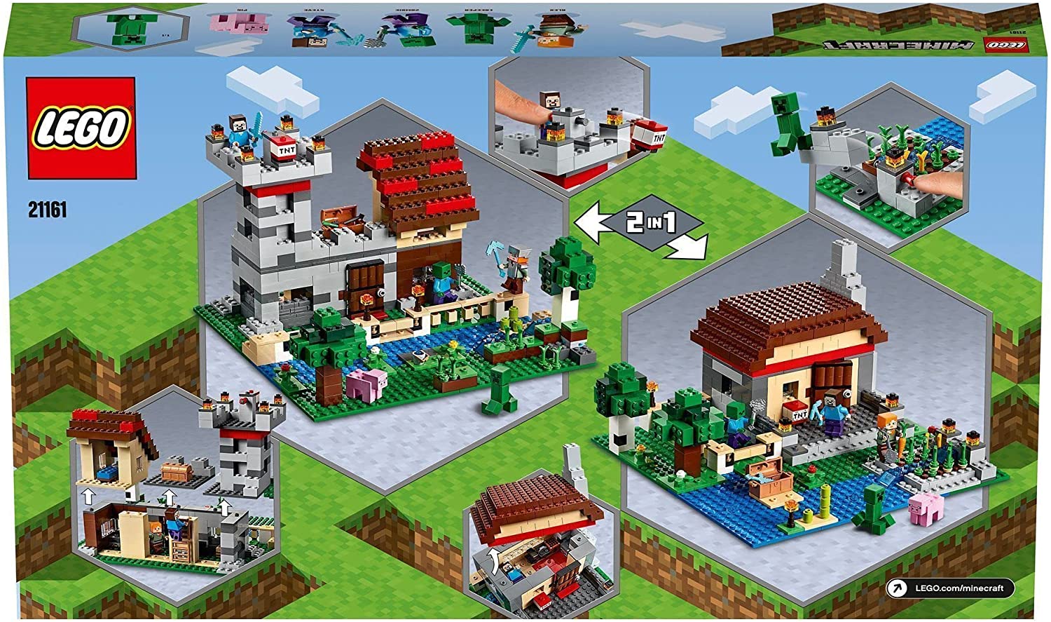 Lego Minecraft La Bo Te De Construction En Set Ch Teau