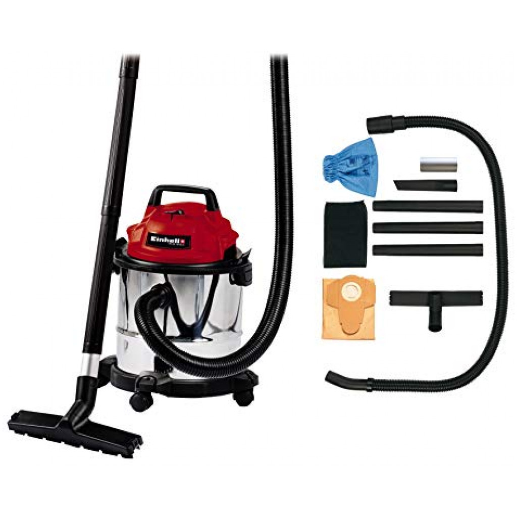 Einhell TC-VC 1812 S 12 L Aspirateur réservoir cylindrique Sec&humide 1250  W